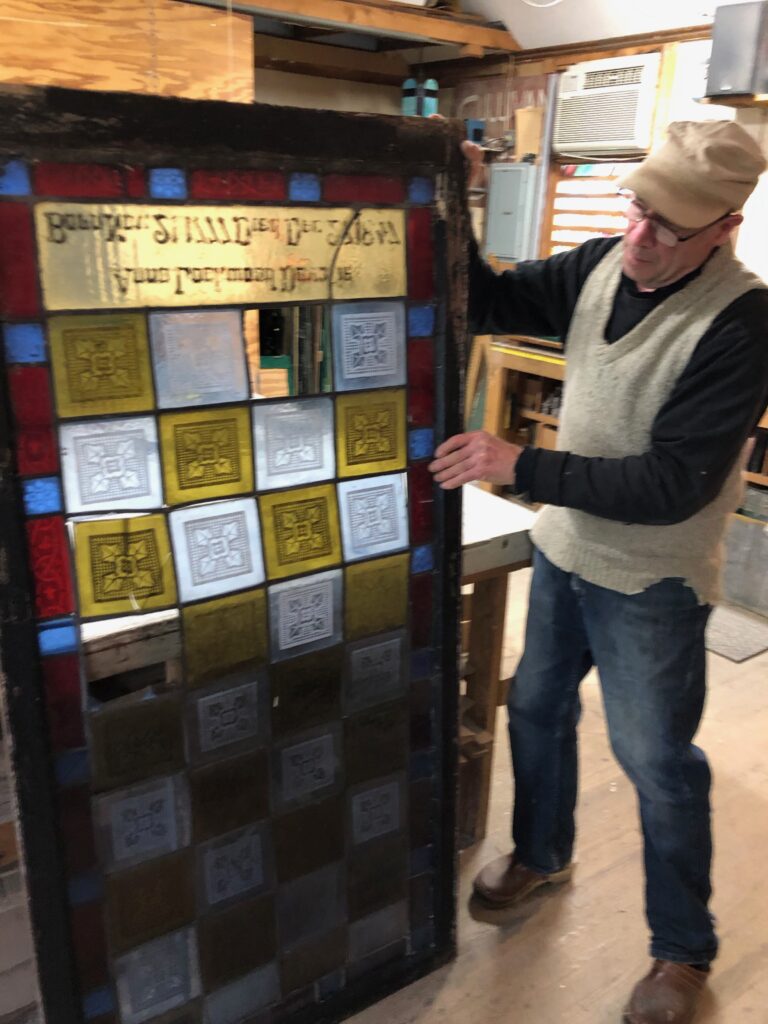 Journey of the first stained glass window