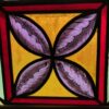 Enamel Pin - Purple and Gold Flower from Stained Glass Window - Image 5