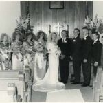 [1965] wedding photo from the collection of Jean Langford.